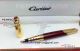 Perfect Replica Best Cartier Panthere Rollerball Pen Gold Cap & Red Barrel (2)_th.jpg